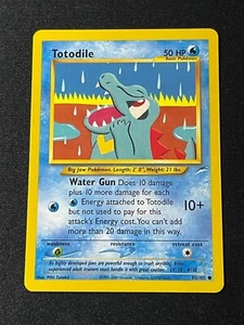 Totodile┃85/105┃Neo Destiny┃Pokemon Card┃WOTC┃Common┃Near Mint - Picture 1 of 2