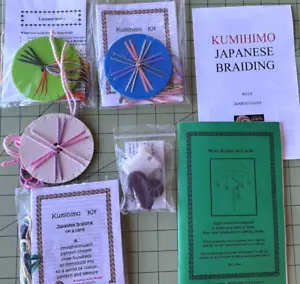 Kit completo treccia giapponese Kumihimo setup Margo Egan - Foto 1 di 8