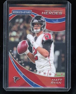 2019 Panini Rookies & Stars Matt Ryan Great American Heroes Red Prizm 21/75 - Picture 1 of 2
