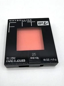 Maybelline New York Fit Me Blush, Pink Rose # 25 0.16 Oz. NEW! - Picture 1 of 3