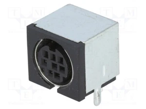 Buchse DIN mini THT 4850.2810 Mini-DIN-Steckverbinder abgeschirmt PIN: 8 weich - Bild 1 von 1