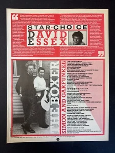SIMON & GARFUNKEL - THE BOXER 8,5x11" 1983 SMASH HITS LYRIC PAGE SH05 - Bild 1 von 1