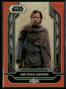 Star Wars Topps Chrome 2024 Card Costco Super - Orange /25 - Obi Wan Kenobi - Picture 1 of 2