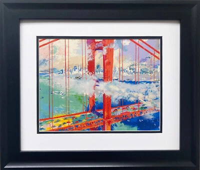 LeRoy Neiman "Golden Gate Bridge - San Francisco B" arte enmarcado personalizado California Foto 1 de 3