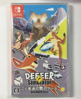 DEEEER Simulator Goku Hutsu no Shika no Game Nintendo Switch Sealed - Image 1 of 4