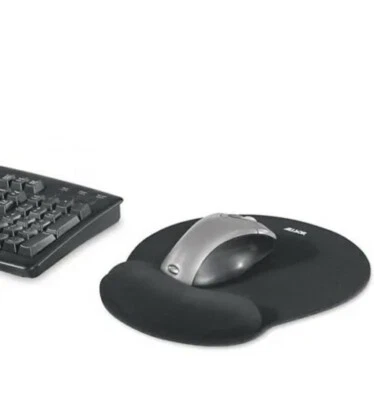 Allsop 30203 Memory Foam Mouse Pad - Ergonomic Wrist Rest (Black) New Sealed - Image 1 of 4