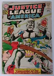 JUSTICE LEAGUE OF AMERICA #15 (DC 1962) SILVER AGE! ~G (2.0) UNTOUCHABLE ALIENS! - Picture 1 of 19