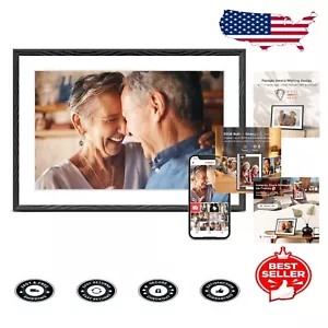 Stylish 10.1-Inch WiFi Digital Picture Frame - Perfect for Family Memories - Picture 1 of 11