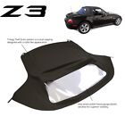 BMW Z3 1996-2002 Convertible Soft Top Replacement & Plastic window Black Twill