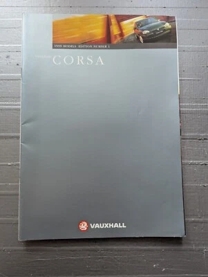1999 Vauxhall Corsa Sales Brochure Edition No. 1 - Image 1 of 4
