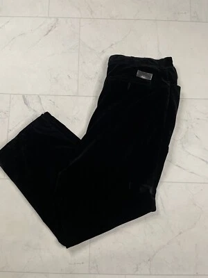 Pantalones de salón informales vintage Versace Classic V2 terciopelo negro talla 58 Foto 1 de 4
