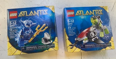 LEGO 8072 Sea Jet 8073 Mantis Warrior Atlantis Series New in Boxes - Image 1 of 2
