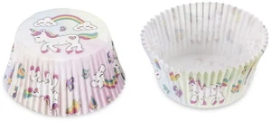 Muffin Cupcake Backförmchen Förmchen Einhorn Unicorn aus Papier Maxi 50 Stück - Bild 1 von 5