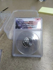 2019-PJefferson Nickel MS68 A First Strike Coin - Picture 1 of 2