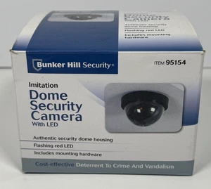 Bunker Hill Imitation Dome Security Camera With LED 95154 (NOT A WORKING CAMERA) - Picture 1 of 9