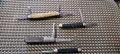Vintage Pocket Knife Lot Of 4 Camillus,Kutmaster,Boker,High Carbon Parts/Repair - Image 1 of 4