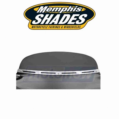 Memphis Shades Batwing Fairing Slotted ChromeTrim for 1985-2007 Harley ia Foto 1 de 4