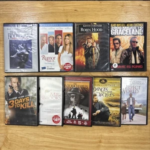 Kevin Costner DVD Lot Bundle - 9 Movies - 9 Disc - Region 1 - Some Former Rental - Imagen 1 de 16