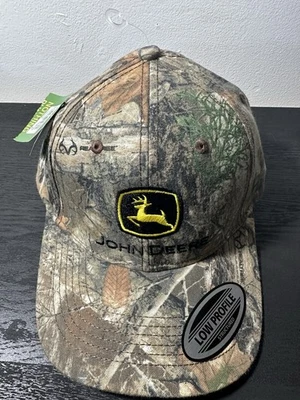 John Deere Realtree Edge Camo Hat Cap Low Profile NEW With Tags Men’s Camouflage - Image 1 of 4