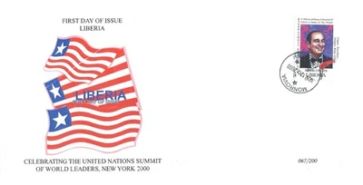 Liberia 1999 Rare FDC France President Jacques Rene Chirac MNH - Image 1 of 2