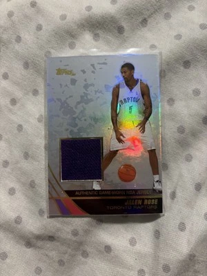 JALEN ROSE 2004 TOPPS #JEJR JERSEY PATCH TORONTO RAPTORS MINT - Image 1 of 2