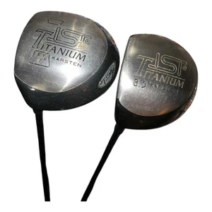 Ping Karsten ISI Tec Titanium Drivers LH 8.5 And ET 7 (Set Of 2) With HEAD COVER - Picture 1 of 10