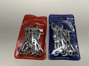 SPEEDWOX Mini Wrench Set 10pc Metric (4 to 11mm) and 10pc SAE (5/32 to 7/16) - Picture 1 of 3
