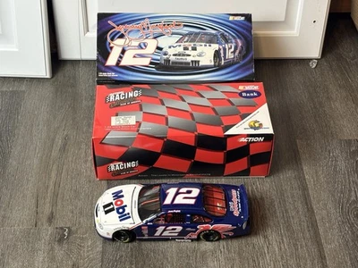 Jeremy Mayfield Action 1999 Ford Taurus #12 Mobil 1 1:24 Diecast Car Bank - Image 1 of 4