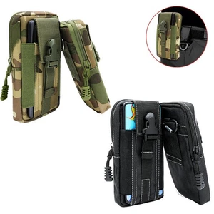 Custodia cintura cellulare smartphone custodia nylon custodia protettiva case clip astuccio universale - Foto 1 di 16