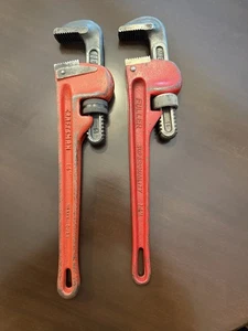Lot of Two 14” Pipe Wrenches Craftsman And Fuller - Picture 1 of 4