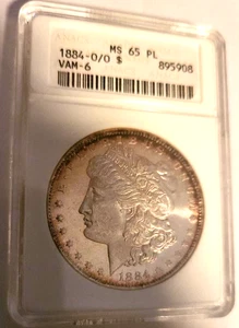 1884 O Morgan Silber Dollar ANACS MS 65 PL Proof Like - Bild 1 von 2