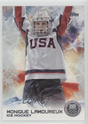 2014 Topps US Olympic & Paralympic Team and Hopefuls Silver Monique Lamoureux - Image 1 of 2