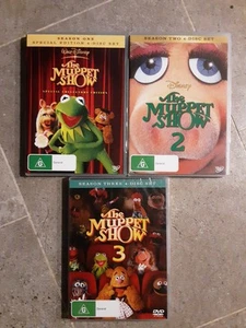 THE MUPPET SHOW SEASON 1, 2, 3 DELETED RARE PAL DVD KERMIT THE FROG JIM HENSON - Picture 1 of 2