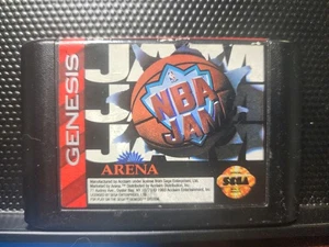 NBA Jam (Sega Genesis, 1994) solo carrello basket arcade classico completamente testato - Foto 1 di 3