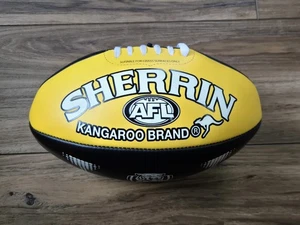 SHERRIN AFL KANGAROO BRAND Richmond Glow In The Dark Ball - Top Zustand - Bild 1 von 6