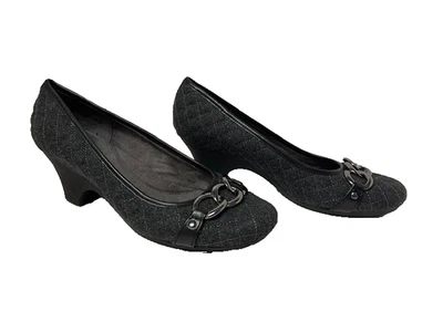 Zapatos sin cordones para mujer Aerosoles Chaperone gris oscuro de gamuza talla 10M Foto 1 de 4