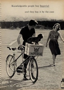 1960 Imperial Whiskey Vintage Dual Bike PRINT AD - Bild 1 von 1