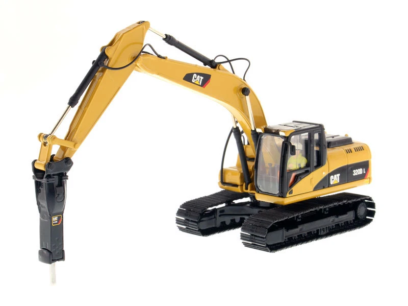Diecast Masters Caterpillar 320D L Hydraulic Excavator w/ hammer 1:50 85280 NEW - Image 1 of 1