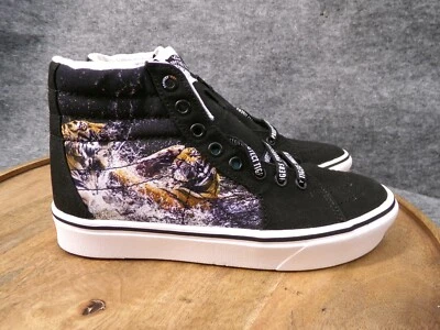Vans Womens Sk8-Hi Comfycush Discovery Channel Project Cats Tigers Shoe Size 7.5 - Image 1 of 4