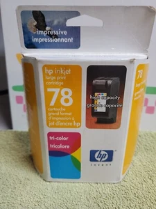 Brand New Genuine HP 78 Tri Color Ink Cartridge Expired 2003 - Picture 1 of 5