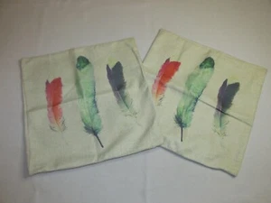 Square Throw Pillow Shams * Lot of 2 * 18" Square * FREE SHIPPING!! - Picture 1 of 5