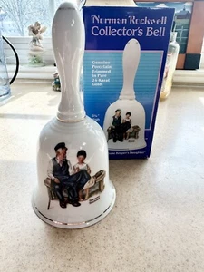 1985 Norman Rockwell Collectors Bell “The Lighthouse Keeper's Daughter” - Picture 1 of 5