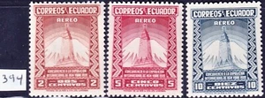 Ecuador, Lot of 3 MNH Stamps, New York World’s Fair, 1939, Sc. C80-C82, Lot 394 - Picture 1 of 1