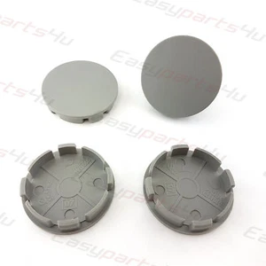 4x Capuchons Moyeu 55mm - 52mm Cache moyeux alliage jante, Universel, Gris Mat - Bild 1 von 6