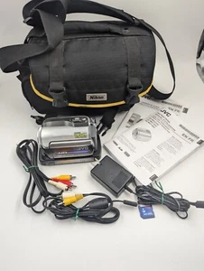 JVC Everio Hard Disk Hybrid Camcorder GZ-MG155U Bundle Dock Charger Cords More! - Picture 1 of 19