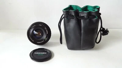 Objectif Grand Angle HANIMEX HMC 1:2,8 28 mm mont.baionnette Minolta diam 49m/m - Photo 1/3