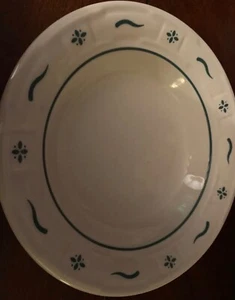 Longaberger - Heritage Green - Rimmed Soup Bowl - Picture 1 of 4