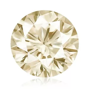 Diamante 0.18ct amarillo champán intenso color elegante 100% tierra natural extraída - Imagen 1 de 3
