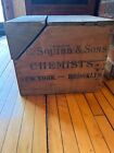 Antique Wood Chemist Box