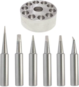 Quality T18 Soldering Tip Set 6Pcs Replacement for Hakko FX-888D FX-888 FX8801 F - Picture 1 of 12